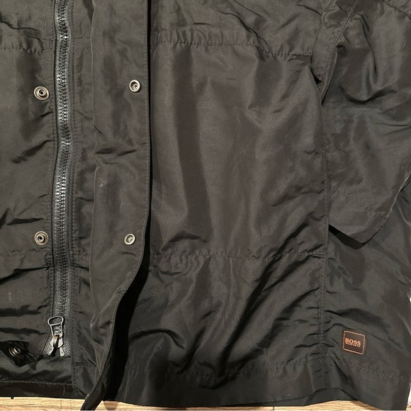 HUGO BOSS MENS OSTOR JACKET BLACK I NOT SURE THE SIZE BUT LOOK XL - Picture 2 of 13